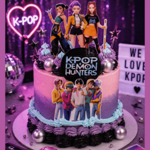kpop signature cake
