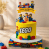 lego building blocks cake