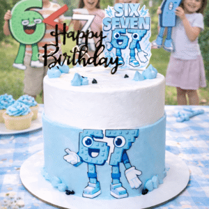number blocks kids cake