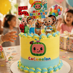 yellow cocomelon cake