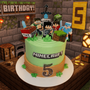minecraft TNT blocks cake