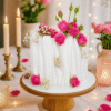wafer paper flower cake