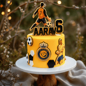 al nassr ronaldo football cake