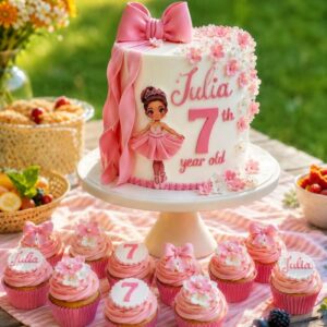 ballerina theme cake