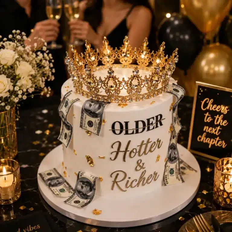 dollars rich crown cake