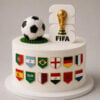 fifa football flags cake