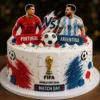 fifa football match day cake