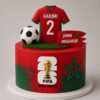 hakimi morocco football cake