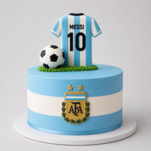 messi argentina football cake