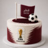 qatar fifa football cake