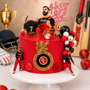 rcb virat kohli cricket cake