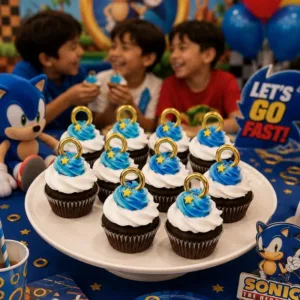 sonic fans cupcakes