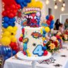 spiderman friends cake