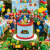 super mario kids cake