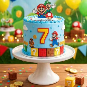 super mario luigi cake