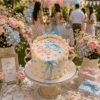 vintage boy or girl cake