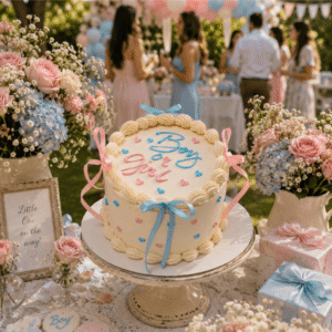 vintage boy or girl cake