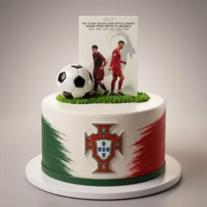 CR7 Portugal farewell cake