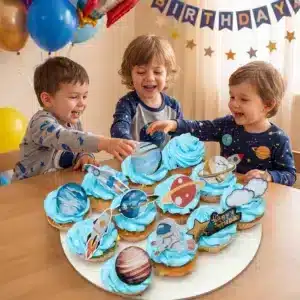 astronaut cupcakes