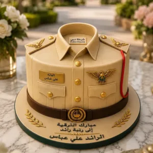 dubai police uniform cake