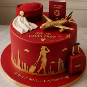 emirates cabin crew cake