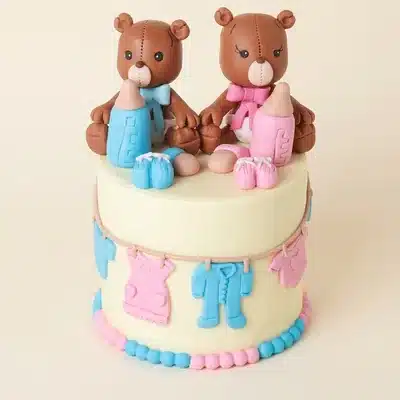 gender reveal cake creamone