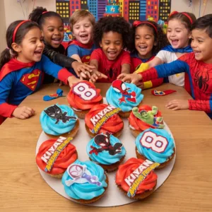 spiderman friends cupcakes new