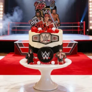 wwe champions wrestling cake