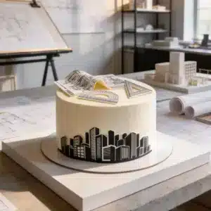architect blueprint cake