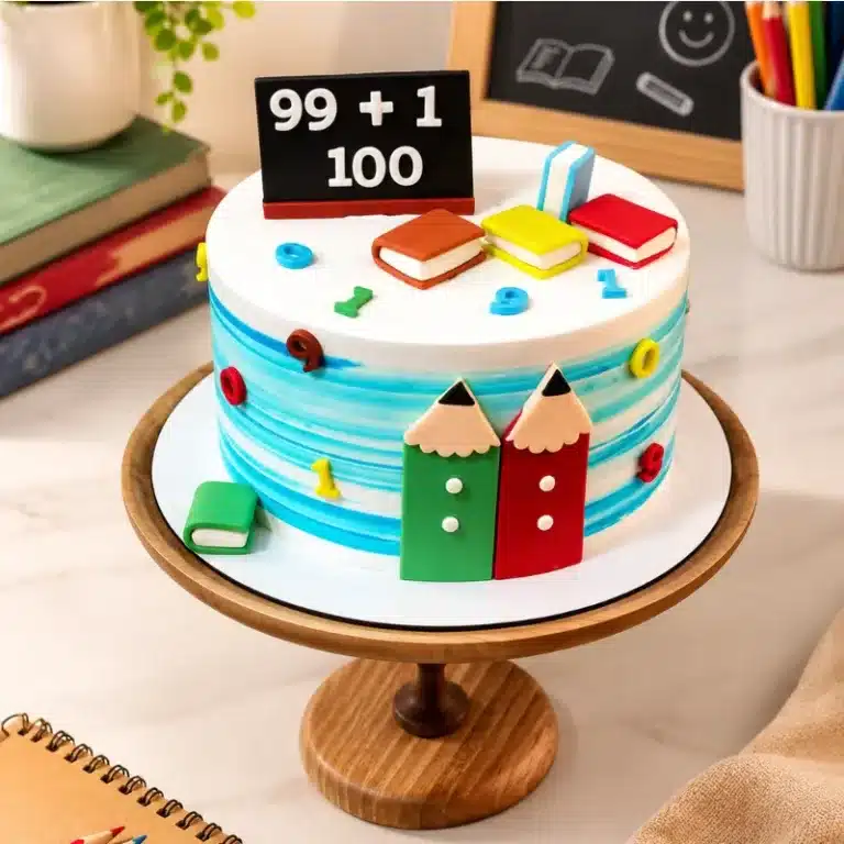 class topper school cake