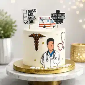 doctor theme cake