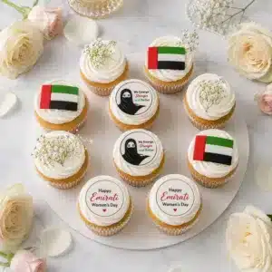 emirati womens day cupcakes