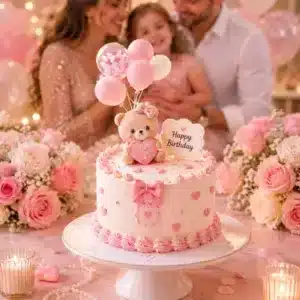 for you teddy balloon cake