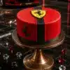 red ferrari classic cake