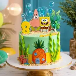 spongebob underwater cake