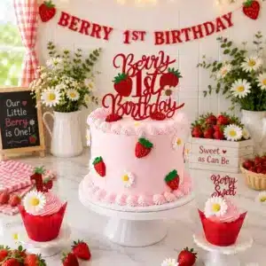 berry sweet vintage cake
