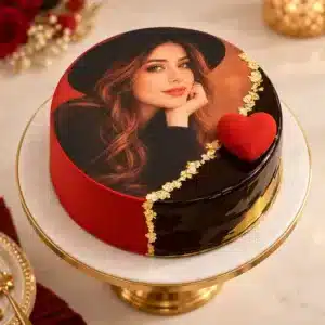 portrait photo cake
