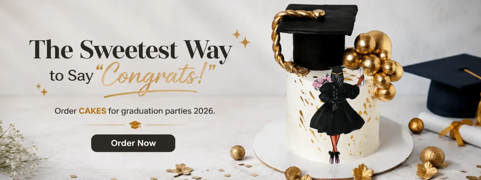 graduation cakes banner